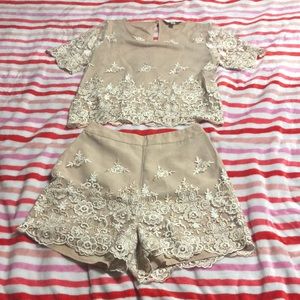 Lauren Conrad 2 piece short set